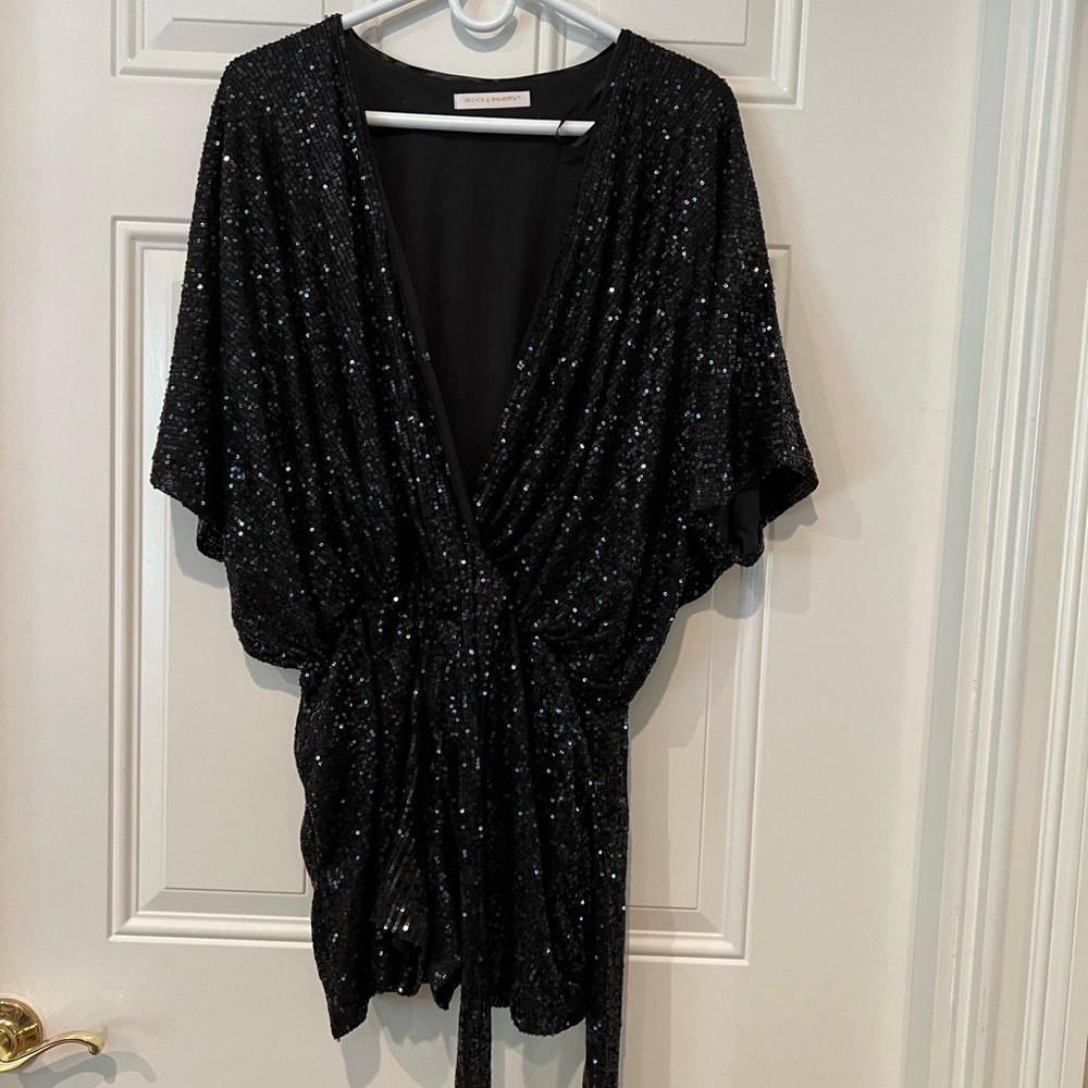 Never worn sequin special occasion romper